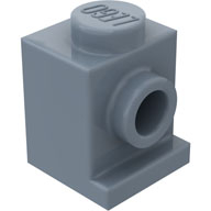 Lego kostka (kostička) 1x1 držák světel, pískově modrá (4167491)